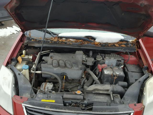 3N1AB6AP3BL684516 - 2011 NISSAN SENTRA 2.0 RED photo 7