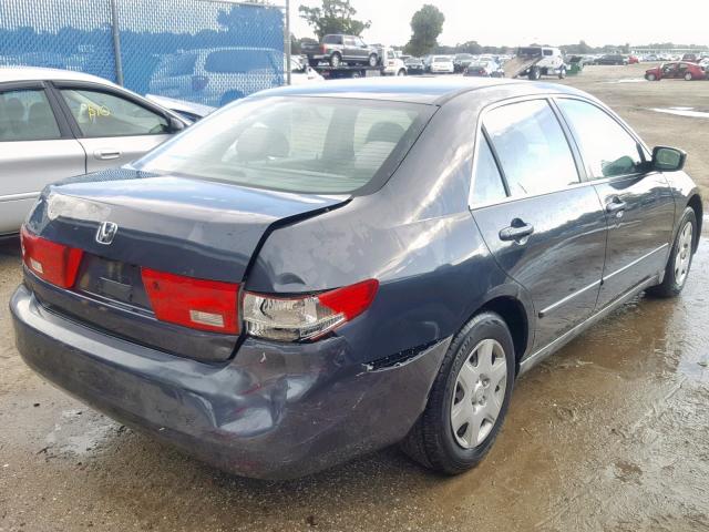 1HGCM56435A196169 - 2005 HONDA ACCORD LX GRAY photo 4