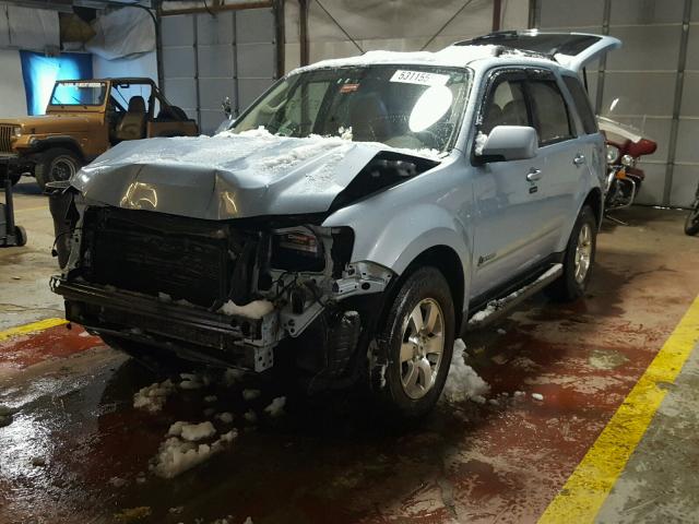 1FMCU59329KA38502 - 2009 FORD ESCAPE HYB BLUE photo 2