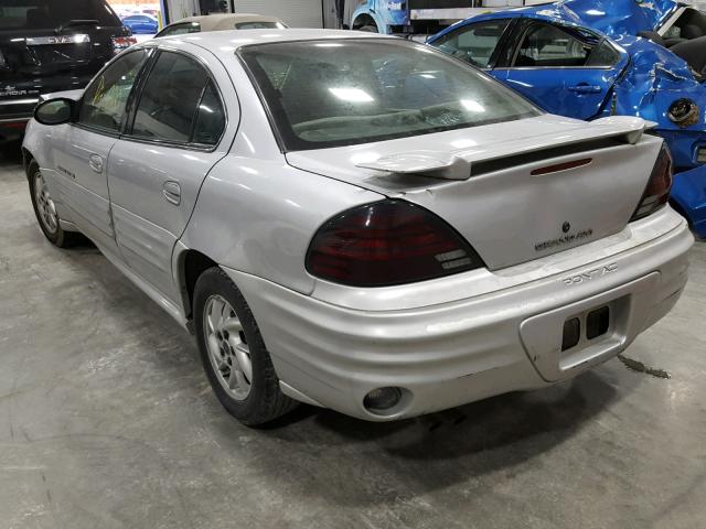 1G2NF52E42C102398 - 2002 PONTIAC GRAND AM S SILVER photo 3