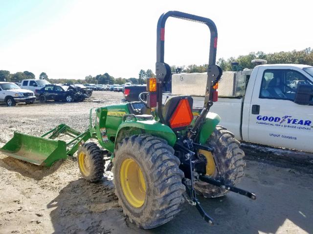 1LV3032EJFH712018 - 2015 JOHN DEERE 3032E GREEN photo 3