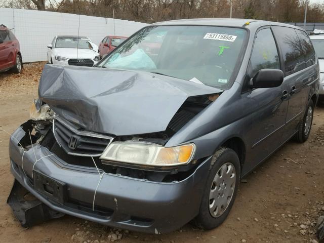 2HKRL18501H618055 - 2001 HONDA ODYSSEY LX GRAY photo 2