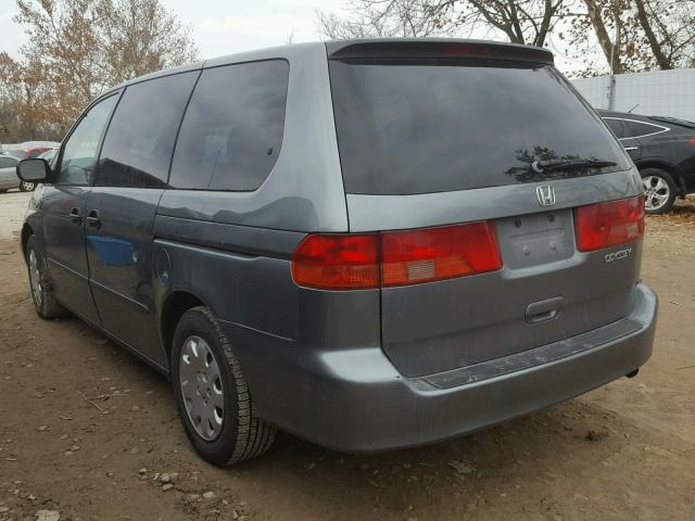 2HKRL18501H618055 - 2001 HONDA ODYSSEY LX GRAY photo 3