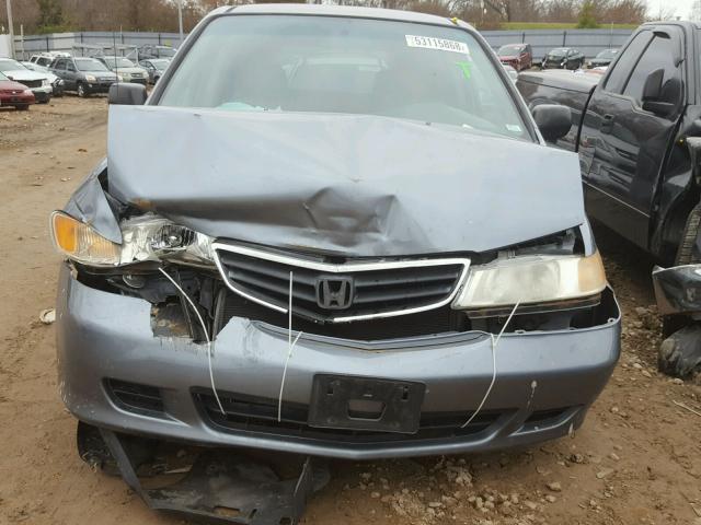 2HKRL18501H618055 - 2001 HONDA ODYSSEY LX GRAY photo 9