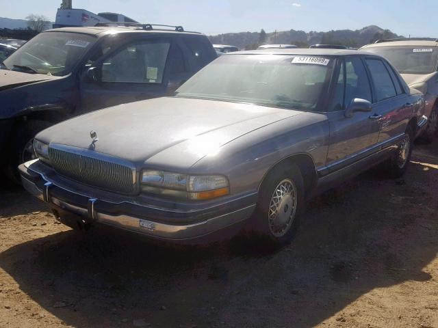 1G4CW53L6N1606883 - 1992 BUICK PARK AVENU GRAY photo 2