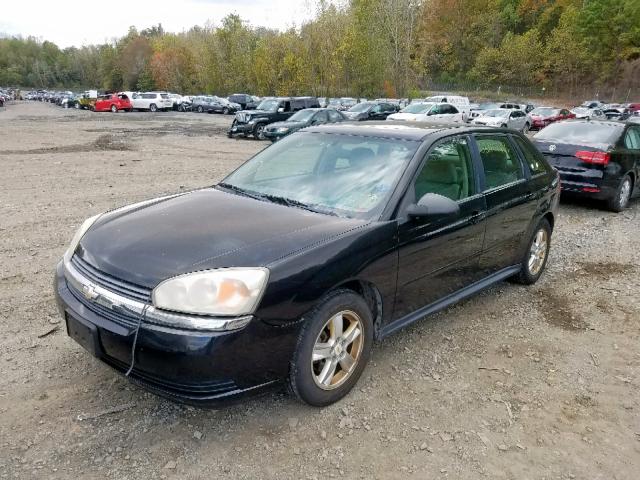 1G1ZT64895F226116 - 2005 CHEVROLET MALIBU MAX BLACK photo 2