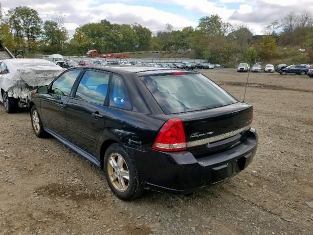 1G1ZT64895F226116 - 2005 CHEVROLET MALIBU MAX BLACK photo 3