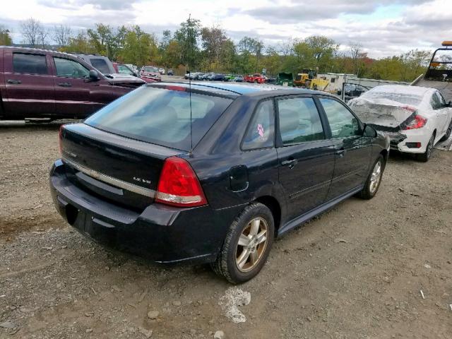 1G1ZT64895F226116 - 2005 CHEVROLET MALIBU MAX BLACK photo 4