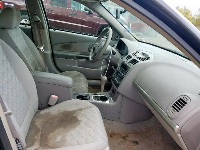 1G1ZT64895F226116 - 2005 CHEVROLET MALIBU MAX BLACK photo 5