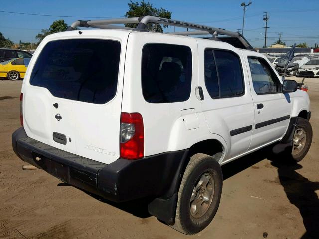 5N1ED28Y8YC583424 - 2000 NISSAN XTERRA XE WHITE photo 4