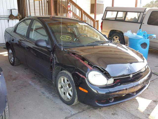 1B3ES46C31D223511 - 2001 DODGE NEON SE BLACK photo 1