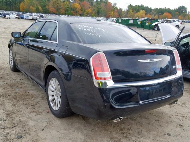 2C3CCAAG4DH657444 - 2013 CHRYSLER 300 BLACK photo 3