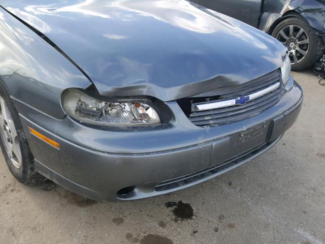 1G1ND52FX5M178287 - 2005 CHEVROLET CLASSIC GRAY photo 9