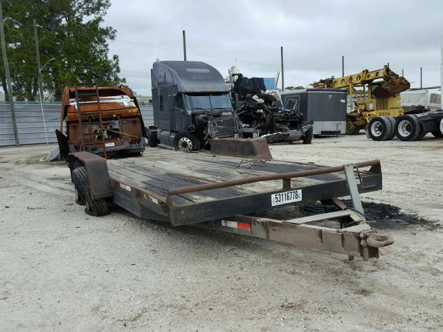 5MYEE18254B000132 - 2004 TRAIL KING FLATBED BROWN photo 1