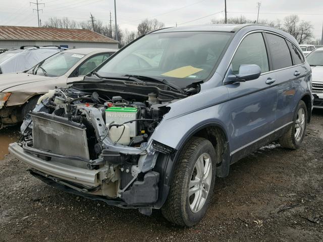 5J6RE3H75BL053476 - 2011 HONDA CR-V EXL SILVER photo 2