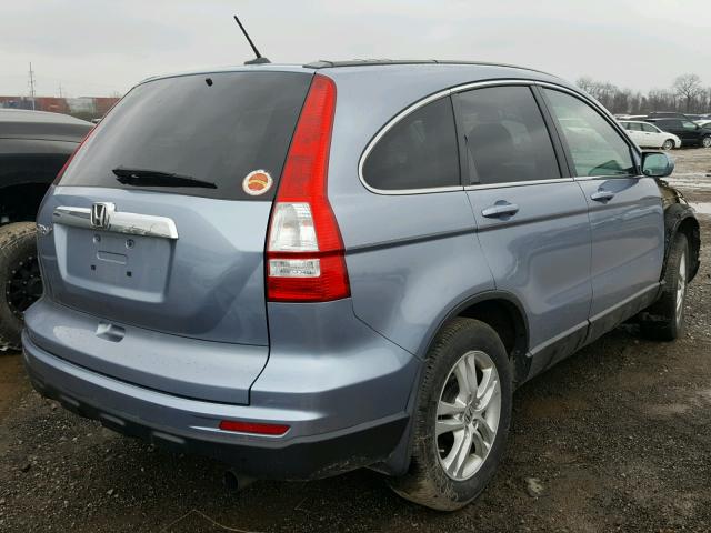 5J6RE3H75BL053476 - 2011 HONDA CR-V EXL SILVER photo 4