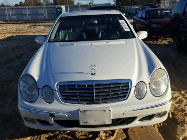 WDBUF65J23A260059 - 2003 MERCEDES-BENZ E 320 WHITE photo 9