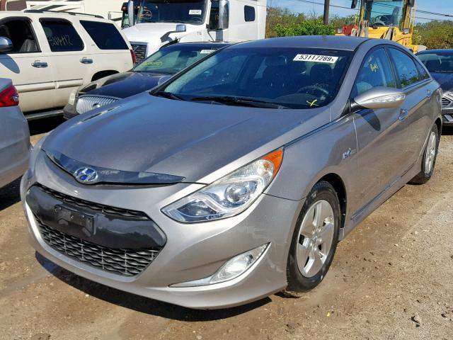 KMHEC4A43CA030108 - 2012 HYUNDAI SONATA HYB SILVER photo 2