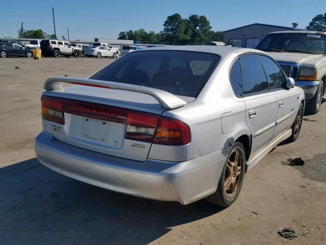 4S3BE656926205732 - 2002 SUBARU LEGACY GT GRAY photo 4