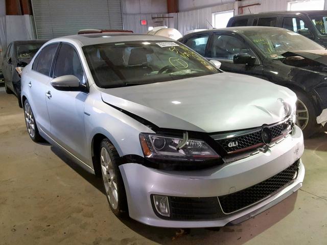 3VW4T7AJ3EM258538 - 2014 VOLKSWAGEN JETTA GLI SILVER photo 1