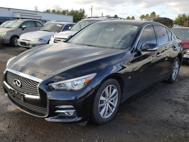 JN1BV7AR3FM403944 - 2015 INFINITI Q50 BASE BLACK photo 2