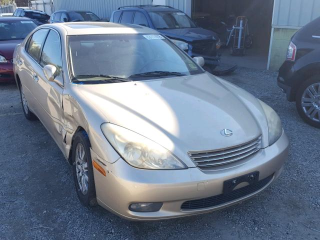 JTHBA30GX45011518 - 2004 LEXUS ES 330 TAN photo 1