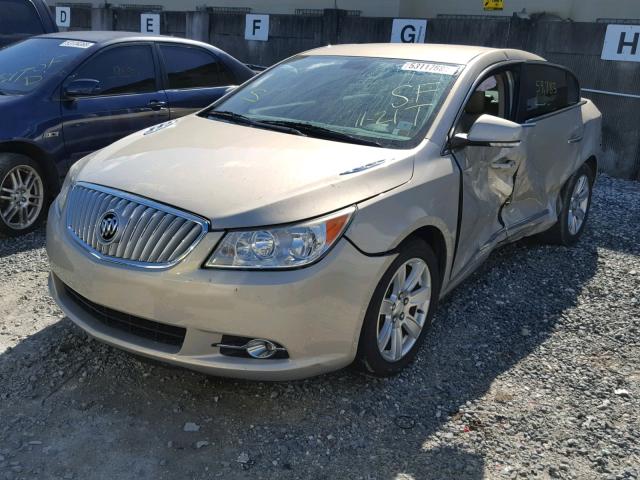 1G4GC5ED8BF282589 - 2011 BUICK LACROSSE C GOLD photo 2