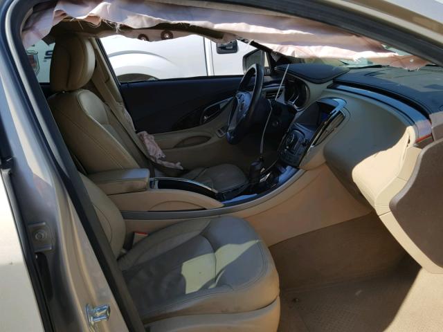 1G4GC5ED8BF282589 - 2011 BUICK LACROSSE C GOLD photo 5