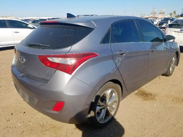 KMHD35LE8DU055352 - 2013 HYUNDAI ELANTRA GT SILVER photo 4