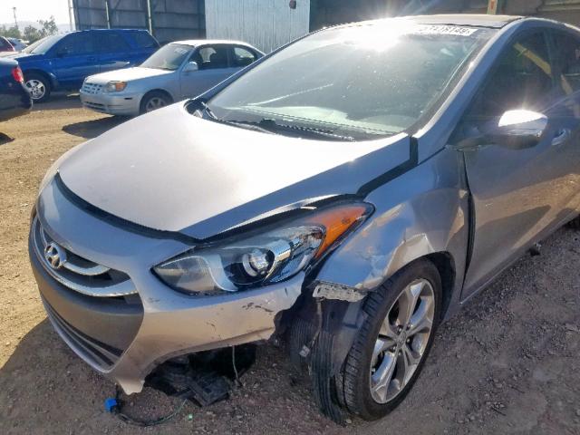 KMHD35LE8DU055352 - 2013 HYUNDAI ELANTRA GT SILVER photo 9