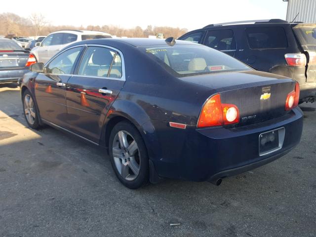 1G1ZC5E05CF244094 - 2012 CHEVROLET MALIBU 1LT BLUE photo 3