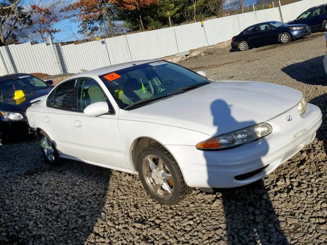 1G3NL52E81C282200 - 2001 OLDSMOBILE ALERO GL WHITE photo 1