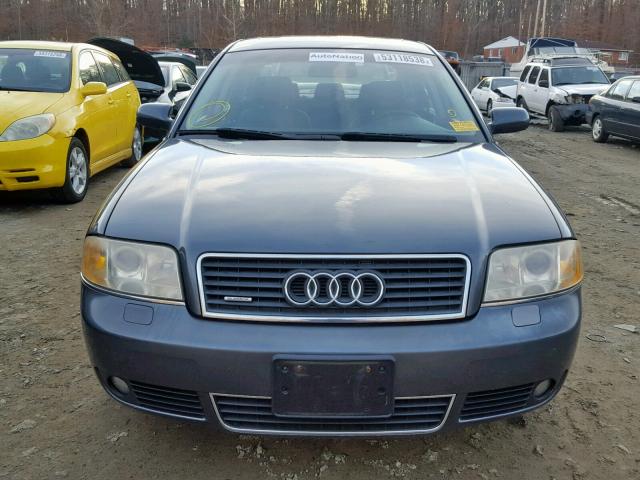 WAUCD64B14N080527 - 2004 AUDI A6 S-LINE GRAY photo 9