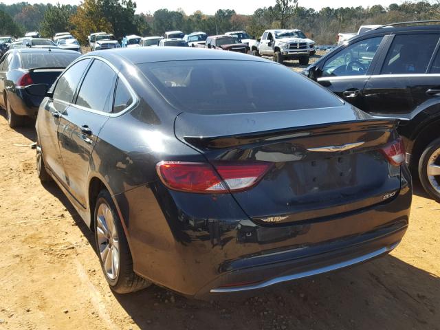 1C3CCCAB1GN155406 - 2016 CHRYSLER 200 LIMITE BLACK photo 3