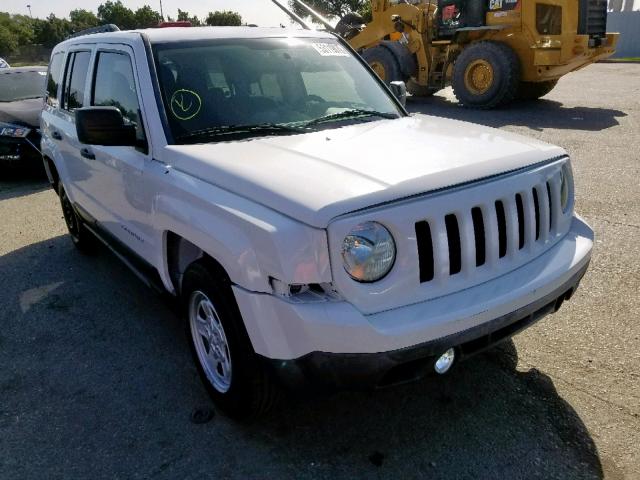 1C4NJPBBXGD576112 - 2016 JEEP PATRIOT SP WHITE photo 1