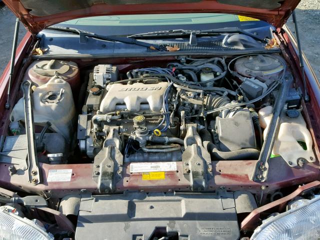 2G1WL52J2Y1298256 - 2000 CHEVROLET LUMINA RED photo 7