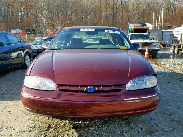 2G1WL52J2Y1298256 - 2000 CHEVROLET LUMINA RED photo 9