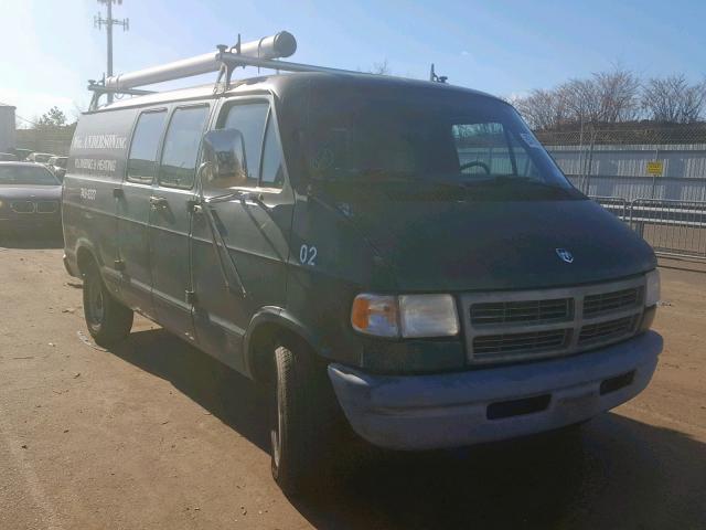 2B7HB21Y3VK592481 - 1997 DODGE RAM VAN B2 GREEN photo 1