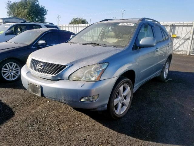 JTJGK31U680012531 - 2008 LEXUS RX 350 SILVER photo 2