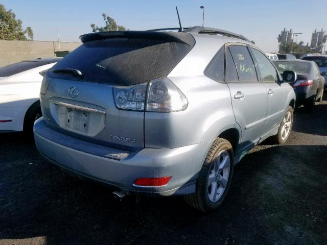 JTJGK31U680012531 - 2008 LEXUS RX 350 SILVER photo 4