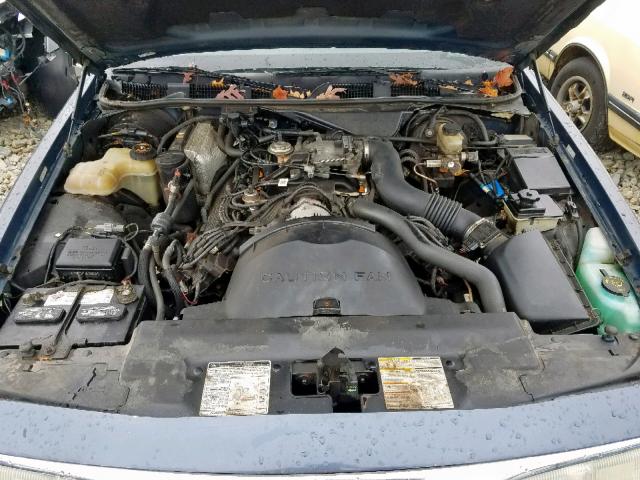 2FALP74W6VX100389 - 1997 FORD CROWN VICT BLUE photo 7