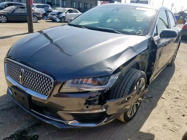 3LN6L5E90HR629934 - 2017 LINCOLN MKZ RESERV GRAY photo 2