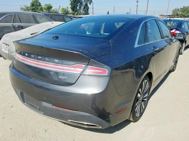 3LN6L5E90HR629934 - 2017 LINCOLN MKZ RESERV GRAY photo 4