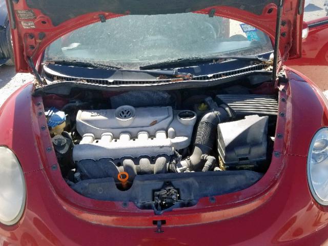 3VWPW31C56M401439 - 2006 VOLKSWAGEN NEW BEETLE 红色 照片 7