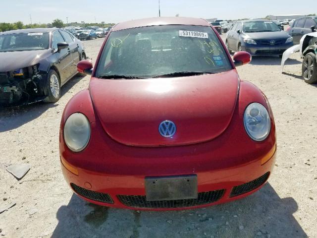 3VWPW31C56M401439 - 2006 VOLKSWAGEN NEW BEETLE 红色 照片 9