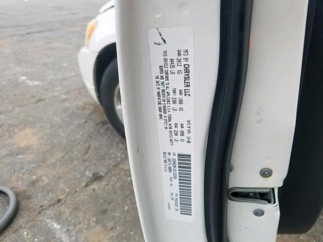 1B3HB28A19D169358 - 2009 DODGE CALIBER SE WHITE photo 10