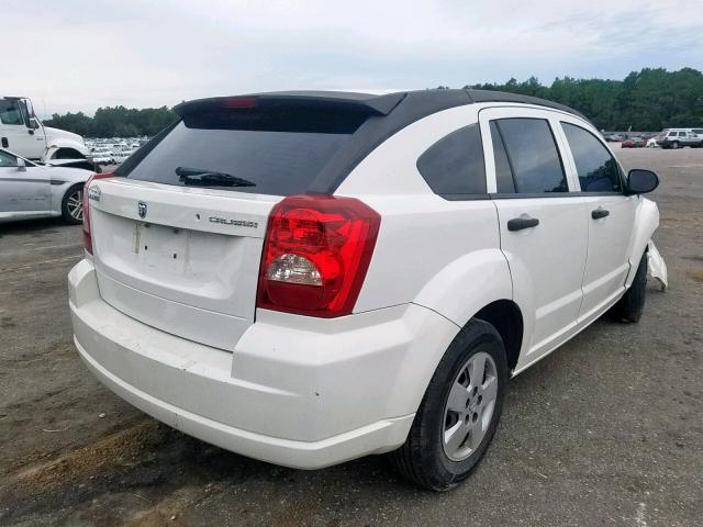 1B3HB28A19D169358 - 2009 DODGE CALIBER SE WHITE photo 4