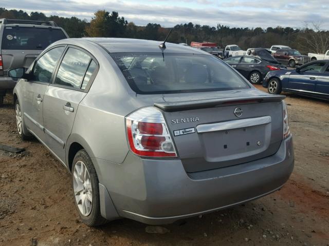 3N1AB6AP6CL678730 - 2012 NISSAN SENTRA 2.0 SILVER photo 3