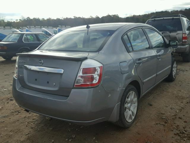 3N1AB6AP6CL678730 - 2012 NISSAN SENTRA 2.0 SILVER photo 4