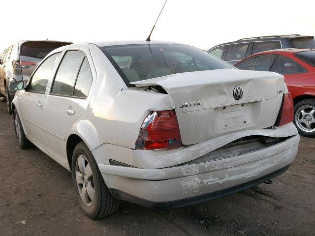 3VWSP69M13M161288 - 2003 VOLKSWAGEN JETTA GLS WHITE photo 3